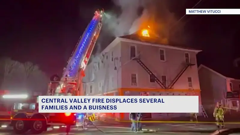 Story image: Central Valley fire displaces families, business; overloaded power strip suspected