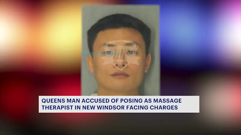 Story image: Unlicensed massage therapist charged with sexually assaulting client in New Windsor