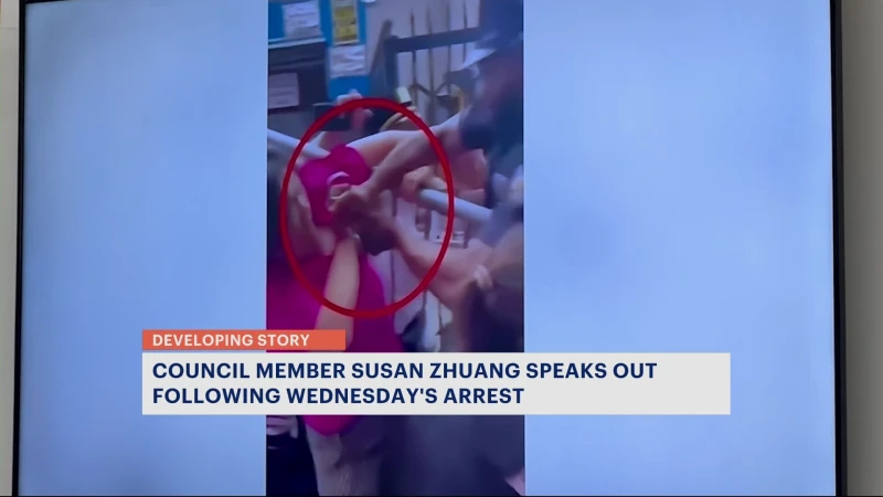 Story image: Councilmember Zhuang speaks out following accusations of biting a police officer