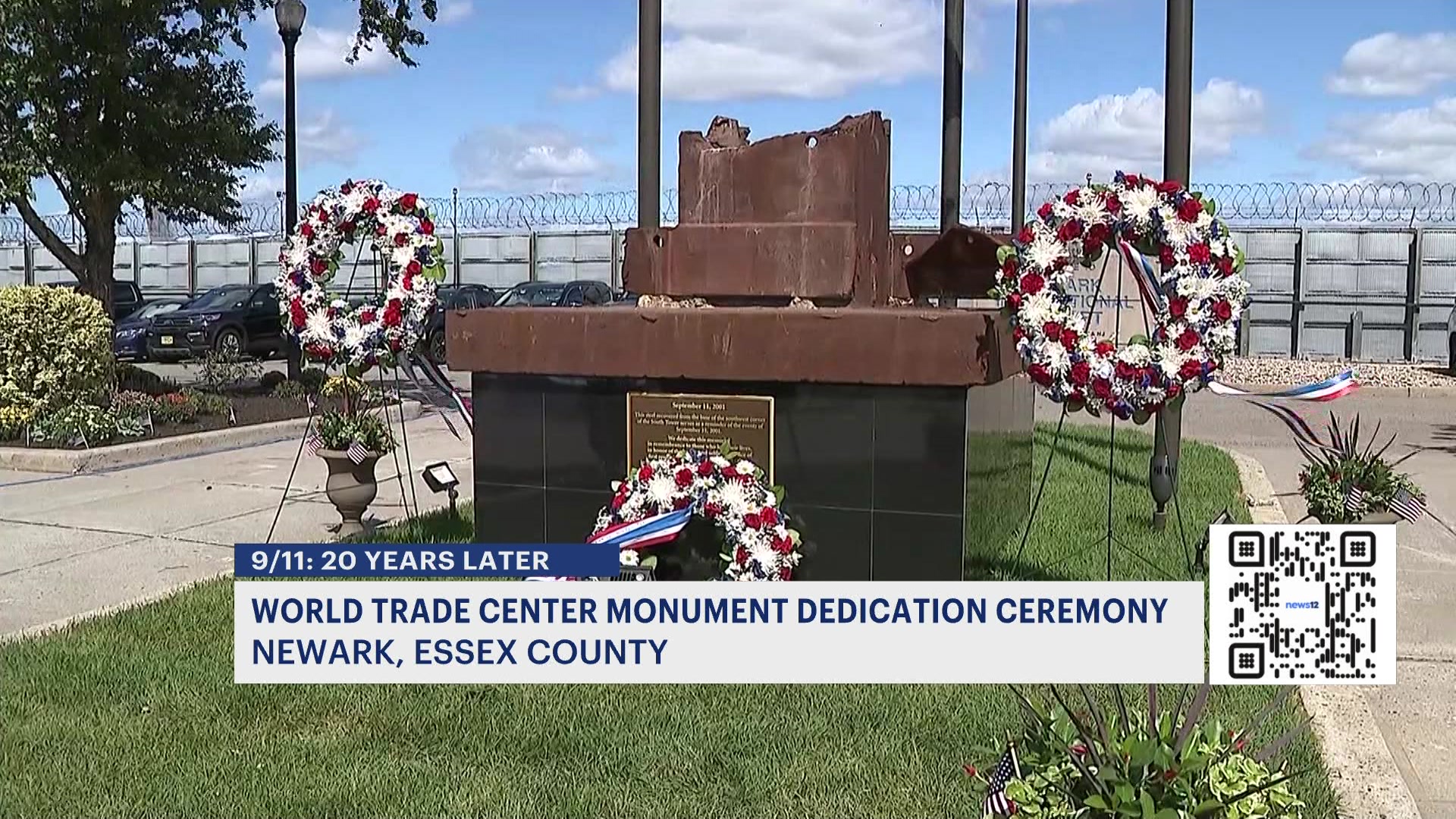 News 12 | New Jersey | 9/11 dedication ceremony at Newark Airport ...