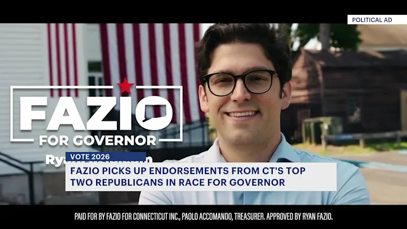 Story image: Vote 2026: CT’s top two Republicans endorse Fazio for governor over Erin Stewart