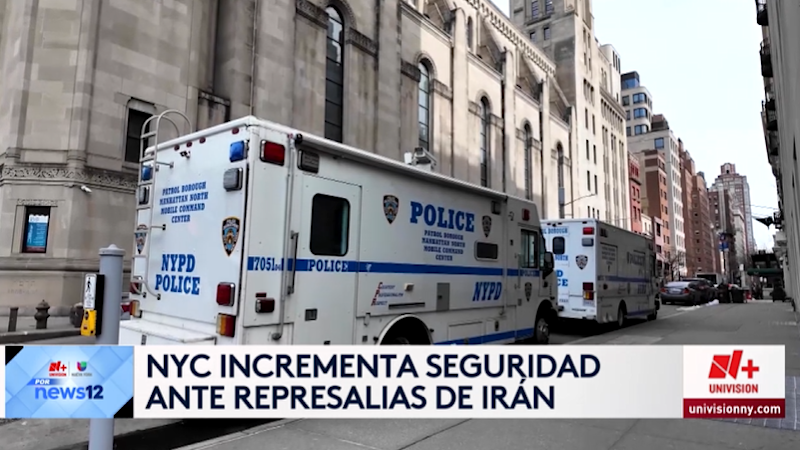 Story image: Univision 41 News Brief: NYC incrementa seguridad ante represalias de Irán