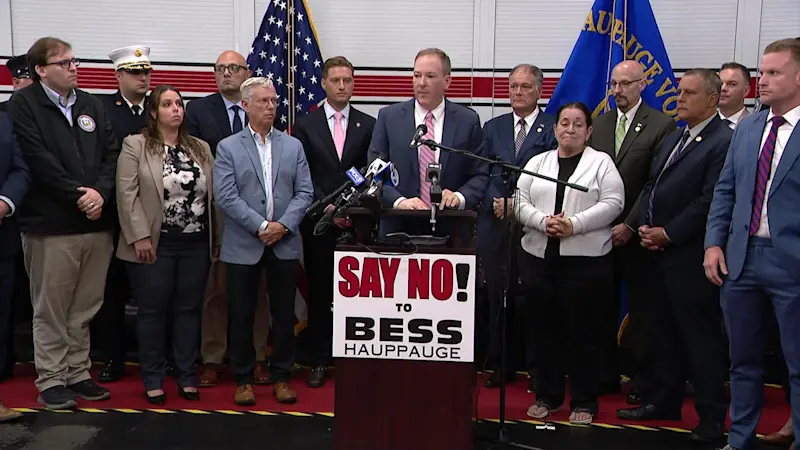 Story image: EPA Administrator Lee Zeldin weighs in on proposed lithium-ion battery facility in Hauppauge