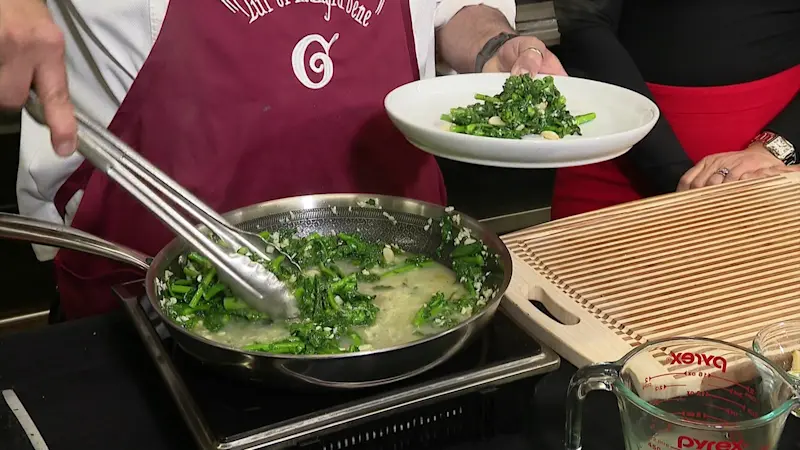 Story image: What's Cooking: Uncle Giuseppe's Marketplace's Nonna’s Broccoli Rabe