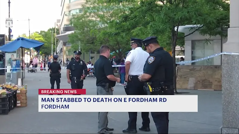 Story image: NYPD: 31-year-old man fatally stabbed in Fordham; attacker at large