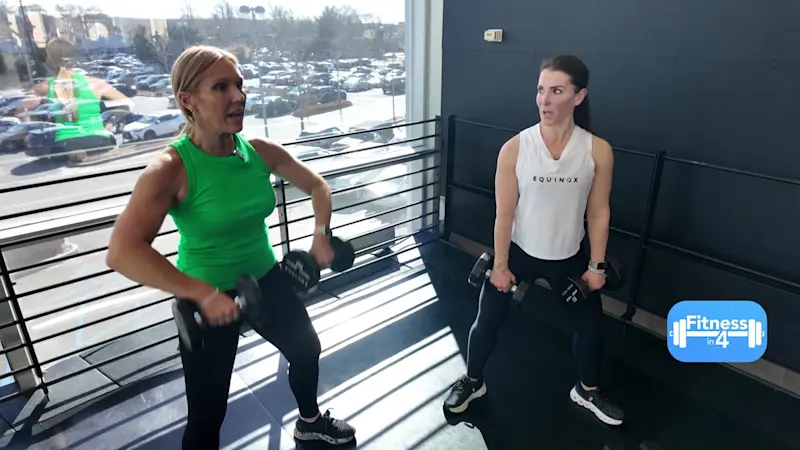 Story image: Fitness in 4: Exercises to build strong shoulders
