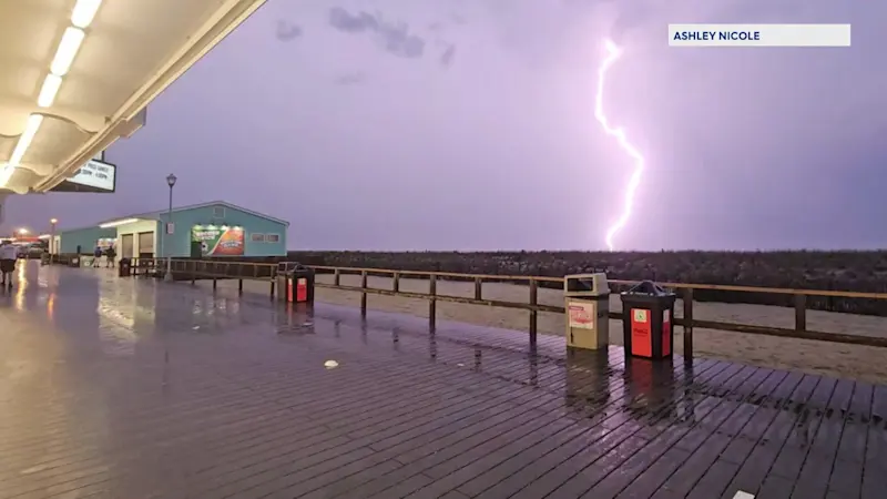 Story image: Stormy weather brings heavy rain, strong winds through New Jersey