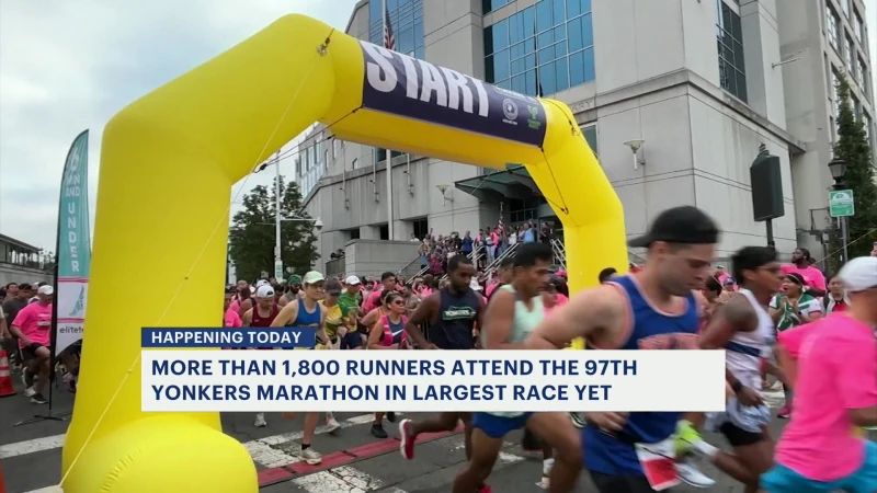 Story image: Record number of people participate in Yonkers Marathon Sunday