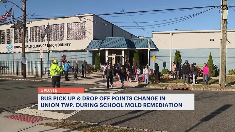 Story image: Bus pick up & drop off points change in Union Township during school mold remediation