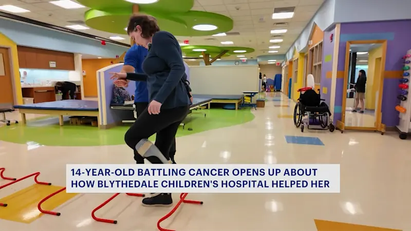 Story image:  Hospital day program helps teen with cancer thrive, maintain grades