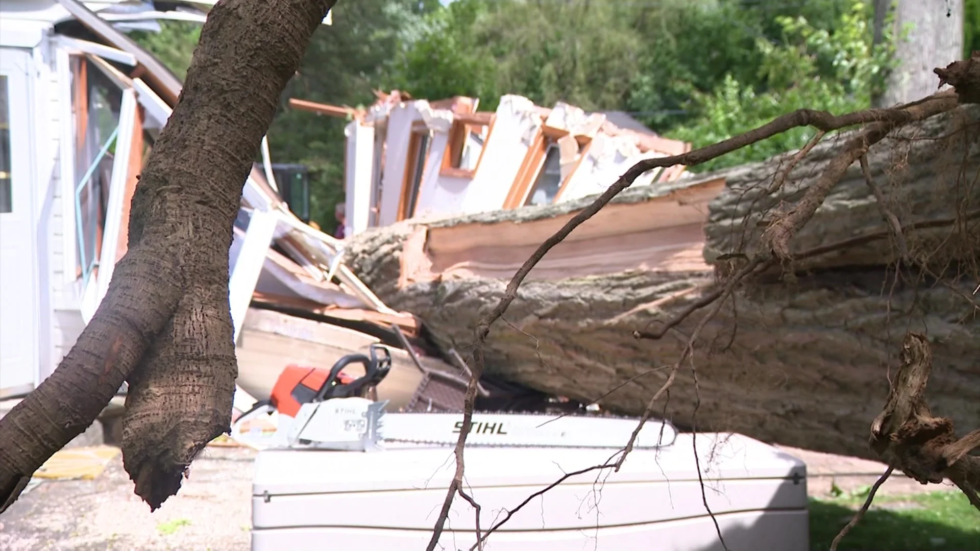 Fallen tree destroys home in North Salem; homeowner ‘thankful’ to be alive
