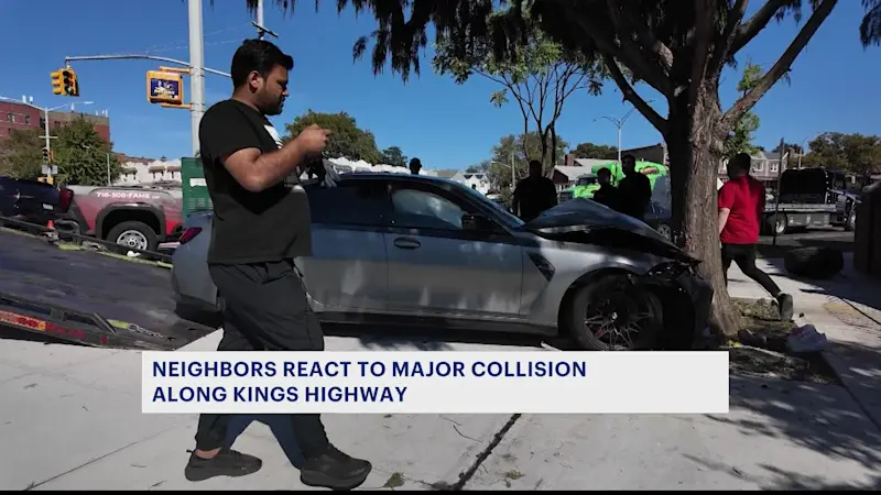 Story image: 'Here we go again.' Kings Highways crash reminds neighbors the dangers of reckless driving