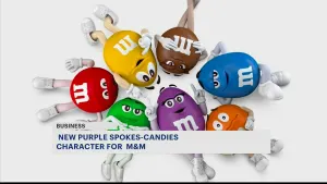 M&M adds purple peanut M&M to websites, stores and limited-edition packaging