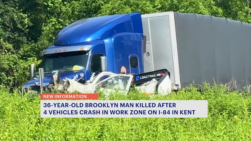 Story image: Brooklyn man dies in multivehicle crash in Putnam County work zone