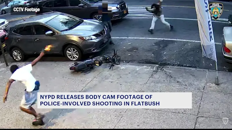 Story image: NYPD releases bodycam footage of police-involved shooting in Flatbush