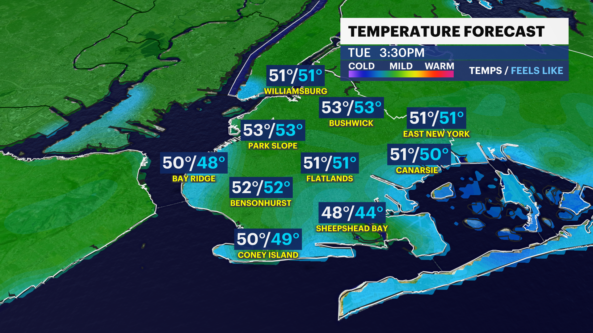 BK HIGH TEMPS TODAY