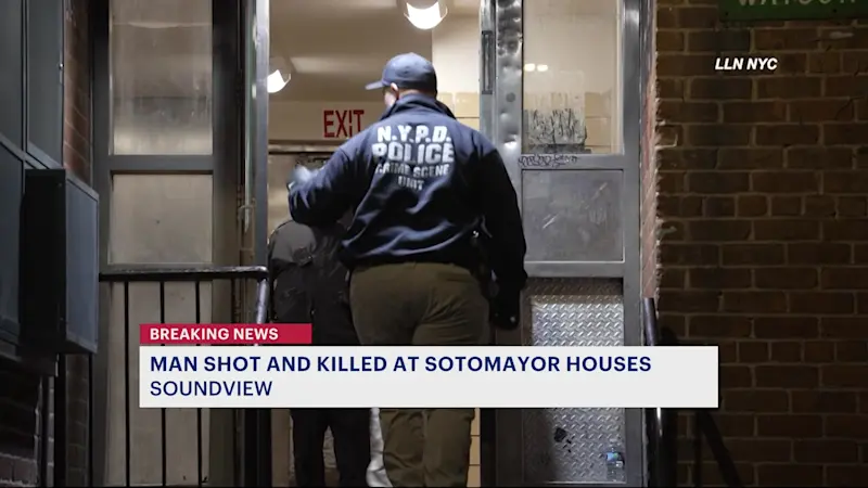 Story image: 38-year-old man fatally shot at Sotomayor Houses in Soundview 