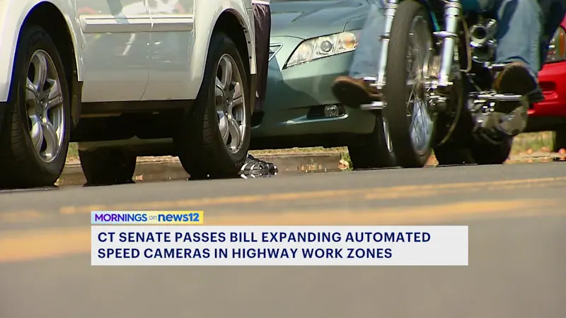 Story image: CT Senate passes bill for more work zone cameras, stiffer pedestrian fines