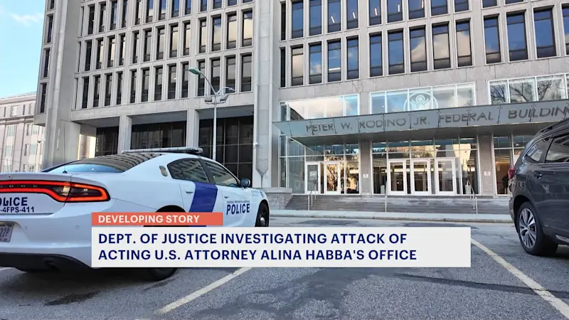 Story image: Authorities search for person who tried to confront US Attorney Habba at her office