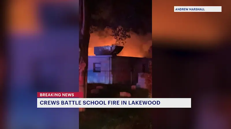 Story image: Crews respond to fire at Lakewood school building