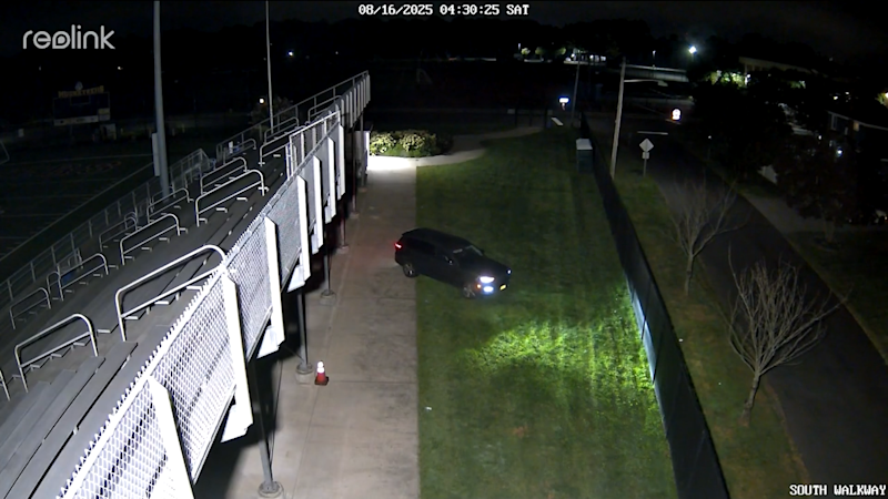Story image: Man wanted for damaging property at Central Islip High School