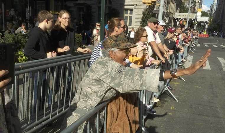 Story image: Thousands gather in Manhattan for 105th annual Veterans Day Parade