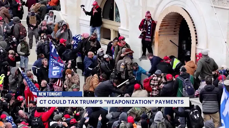 Story image: Trump's payments to Jan. 6 rioters could face 100% tax in CT