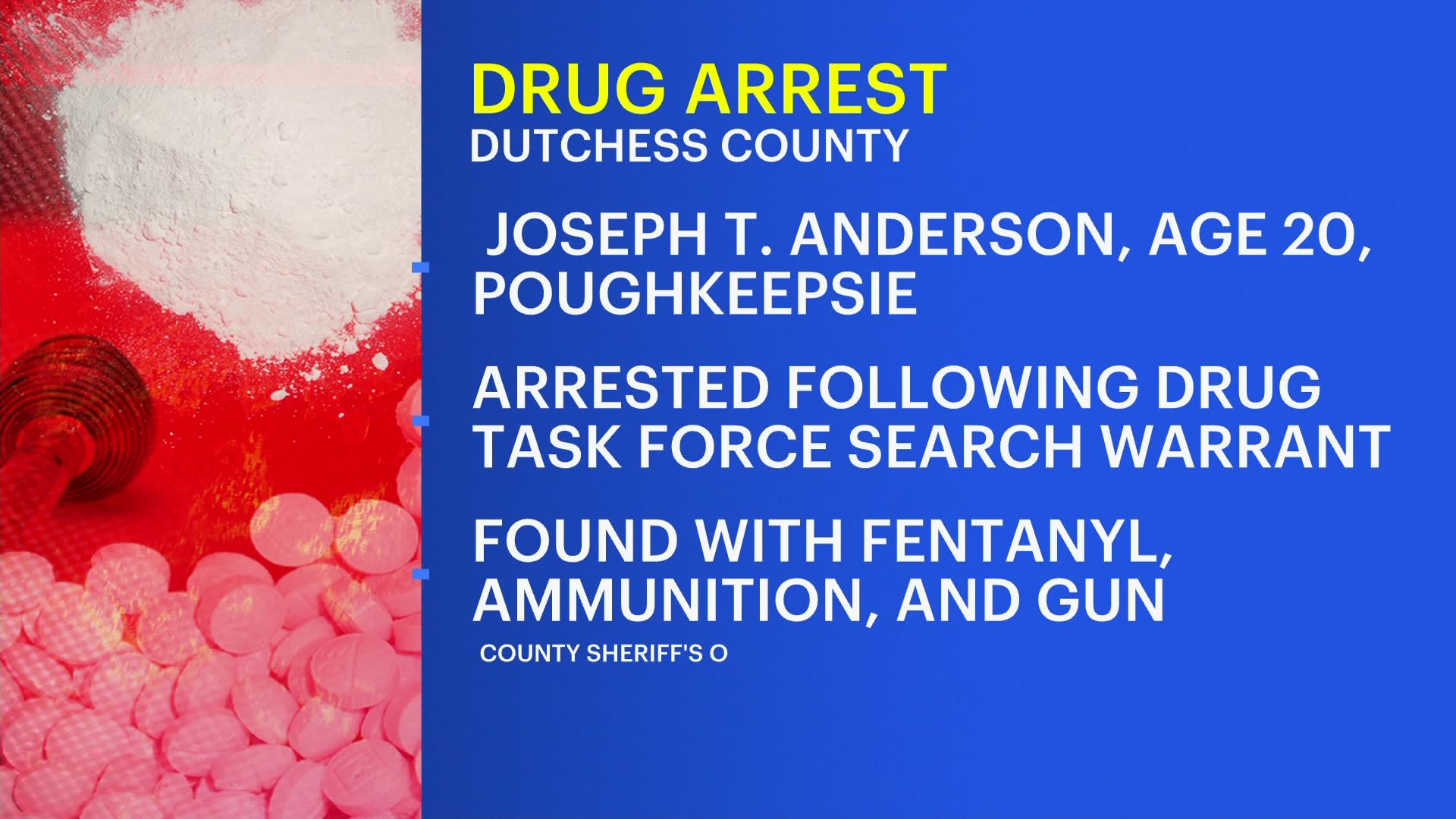 Dutchess County Drug Task Force Man Had Fentanyl Ammunition Inside Poughkeepsie Home