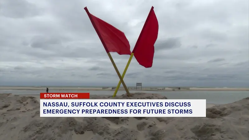 Story image: Nassau and Suffolk counties close beaches, team up for hurricane response