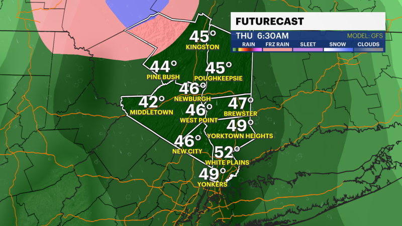 Story image: Much-needed rain returns to the Hudson Valley late Wednesday into Thursday 