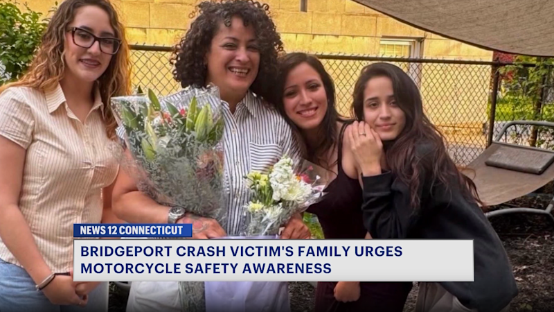 Story image: Bridgeport crash victim's family urges motorcycle awareness following loved one's funeral