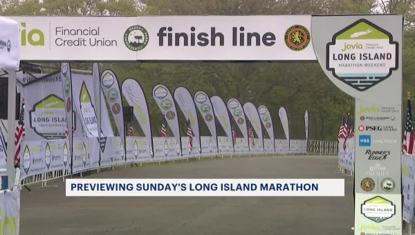 Runners are lacing up for the Long Island Marathon Sunday. Click here to see which roads will close to traffic