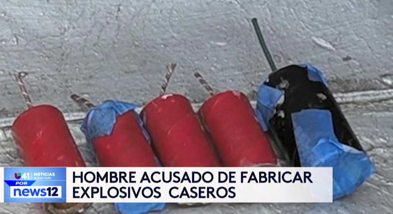 Story image: Univision 41 News Brief: Hombre acusado de fabricar explosivos caseros