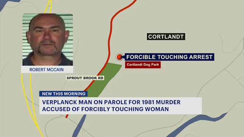 Story image: Westchester man paroled in 1981 murder returns to jail after alleged groping incident