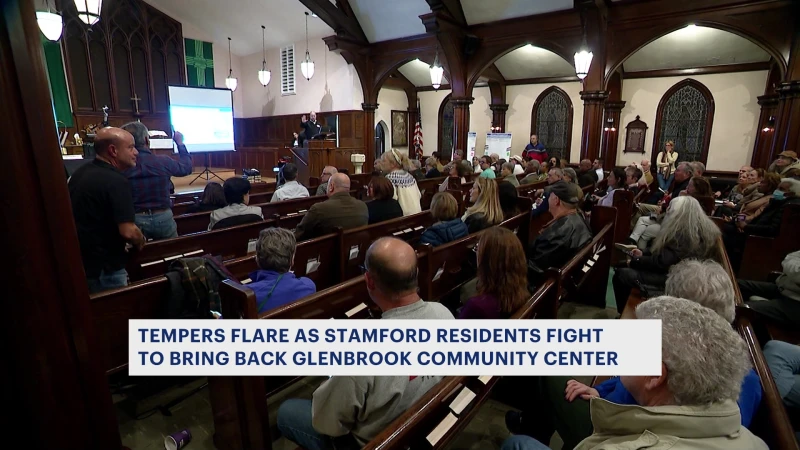 Story image: Tempers flare as Stamford residents fight to bring back Glenbrook Community Center