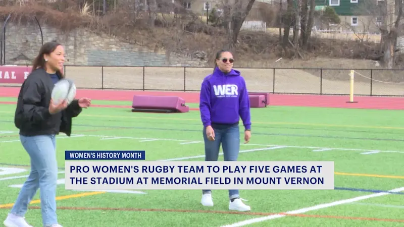 Story image: Professional women's rugby team to play 5 games at Memorial Field