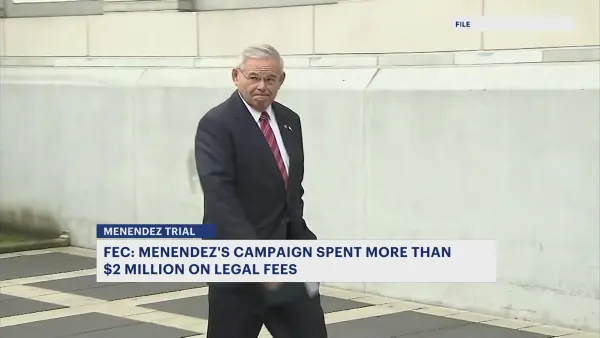 Federal Election Commission: Sen. Menendez's campaign spends over $2 million on legal fees
