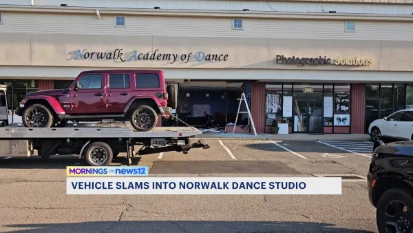 Police: Vehicle crashes into Norwalk dance studio