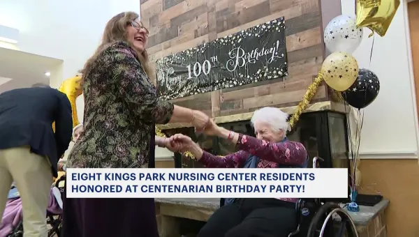 Kings Park nursing center celebrates birthday of 8 residents turning at least 99