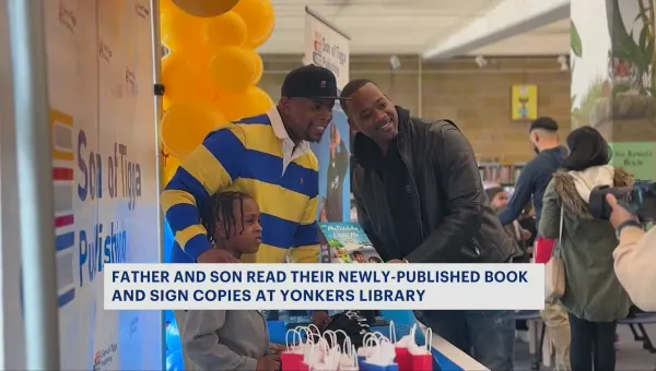 ‘My Daddy Loves Me’: Father and son read their new book at Yonkers library