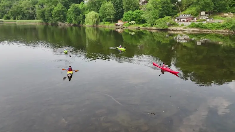 Story image: Kayaking adventure awaits on the Croton River with Hudson River Recreation