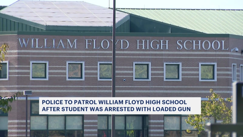 Story image: William Floyd HS to conduct random searches after student found with loaded gun   