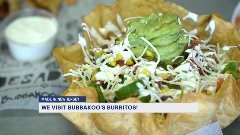 Story image: Made In New Jersey: News 12 visits Mexican fusion restaurant Bubbakoos Burritos