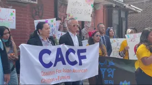 Asian residents and supporters call on mayor for increased funding in their growing community 