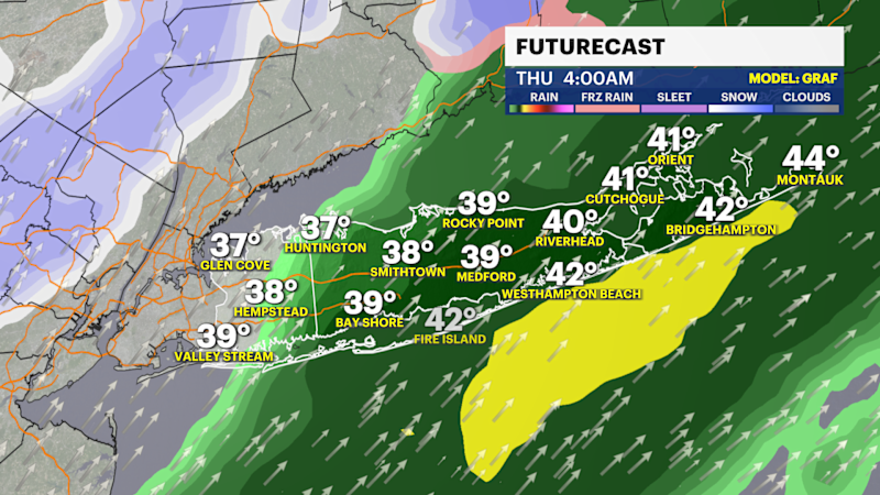 Story image: Tracking rain starting tonight; wind advisory in effect for Thursday