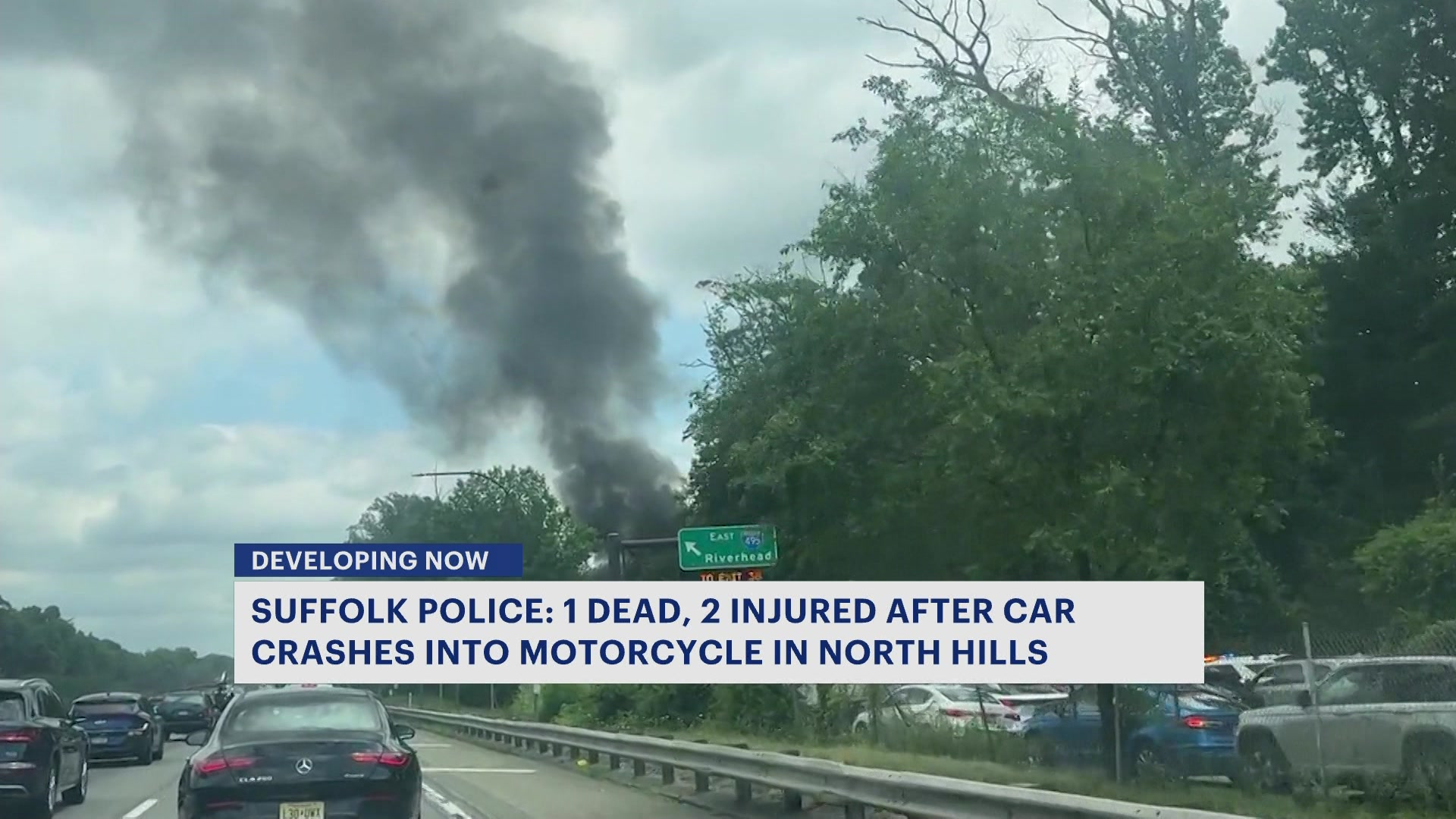 Source image for "Police: 1 dead, 2 injured in North Hills motorcycle crash"