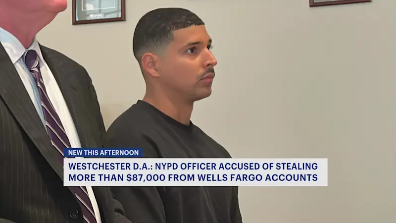 Story image: Westchester DA: NYPD officer spent $87K in stolen funds on trip, car, fitness program