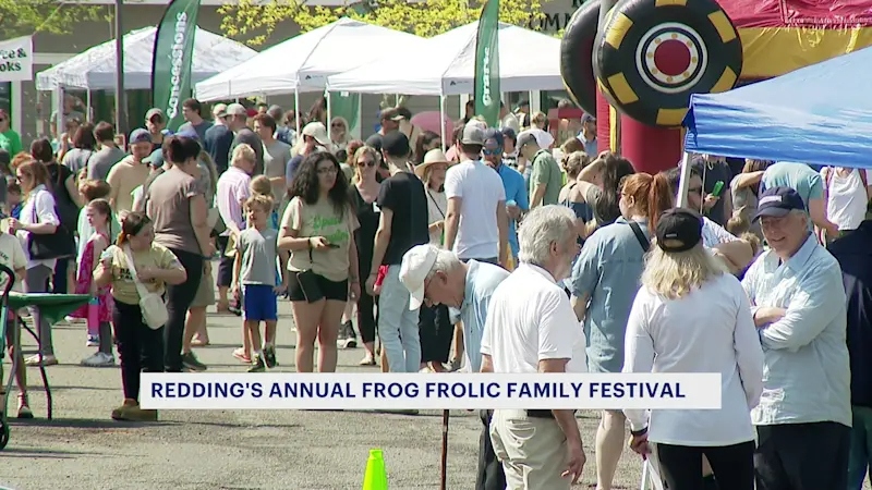 Story image:  Redding's annual frog frolic festival held to benefit library