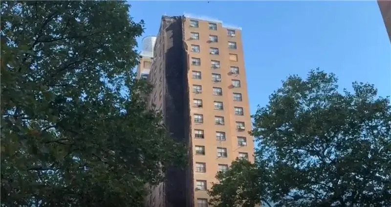 Story image: 'I just heard BOOM.' Chimney connected to boiler collapses at NYCHA building, brings down high-rise wall