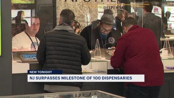 Officials: 102 marijuana dispensaries opened in NJ since state legalized cannabis
